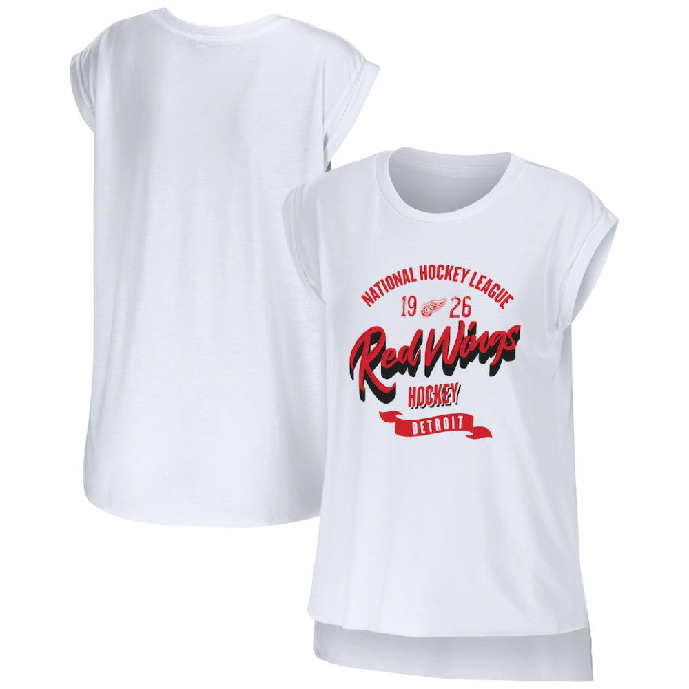 Detroit Red Wings WEAR by Erin Andrews Women's Domestic Tank Top - White - NHL