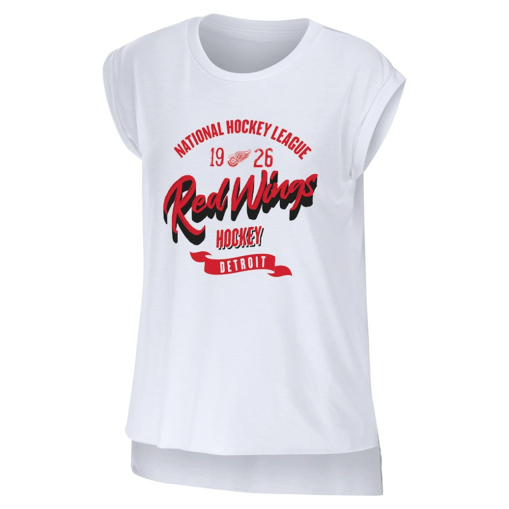 Detroit Red Wings WEAR by Erin Andrews Women's Domestic Tank Top - White - NHL
