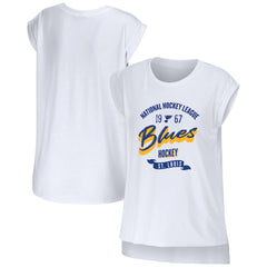St. Louis Blues WEAR by Erin Andrews Women's Domestic Tank Top - White - NHL