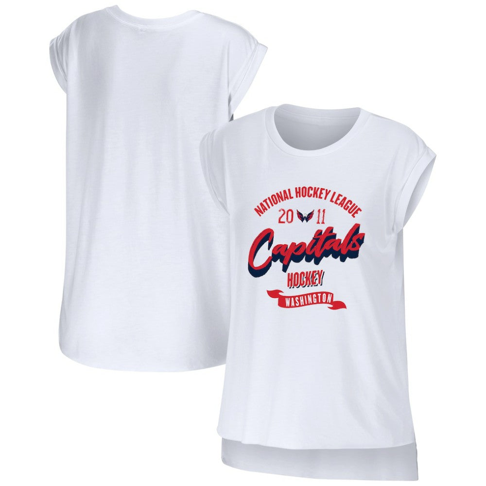 Washington Capitals WEAR by Erin Andrews Women's Domestic Tank Top - White - NHL
