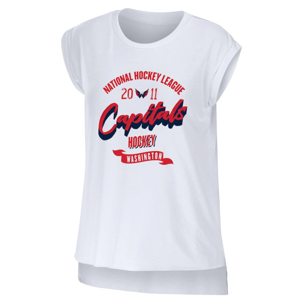 Washington Capitals WEAR by Erin Andrews Women's Domestic Tank Top - White - NHL