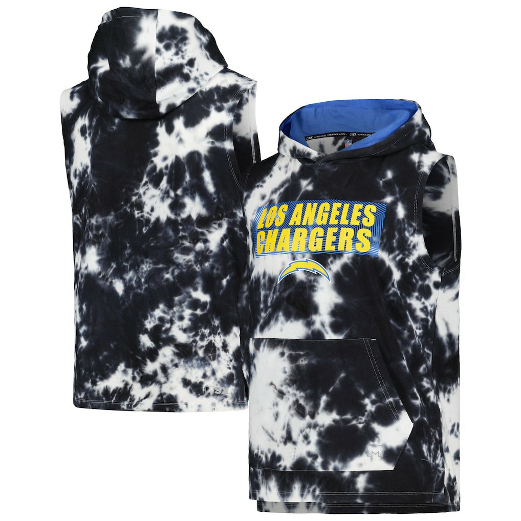 Los Angeles Chargers MSX by Michael Strahan Resistance Sleeveless Pullover Hoodie Black | NFL