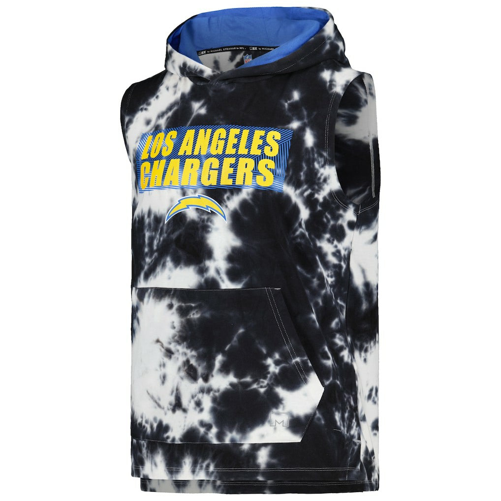 Los Angeles Chargers MSX by Michael Strahan Resistance Sleeveless Pullover Hoodie Black | NFL