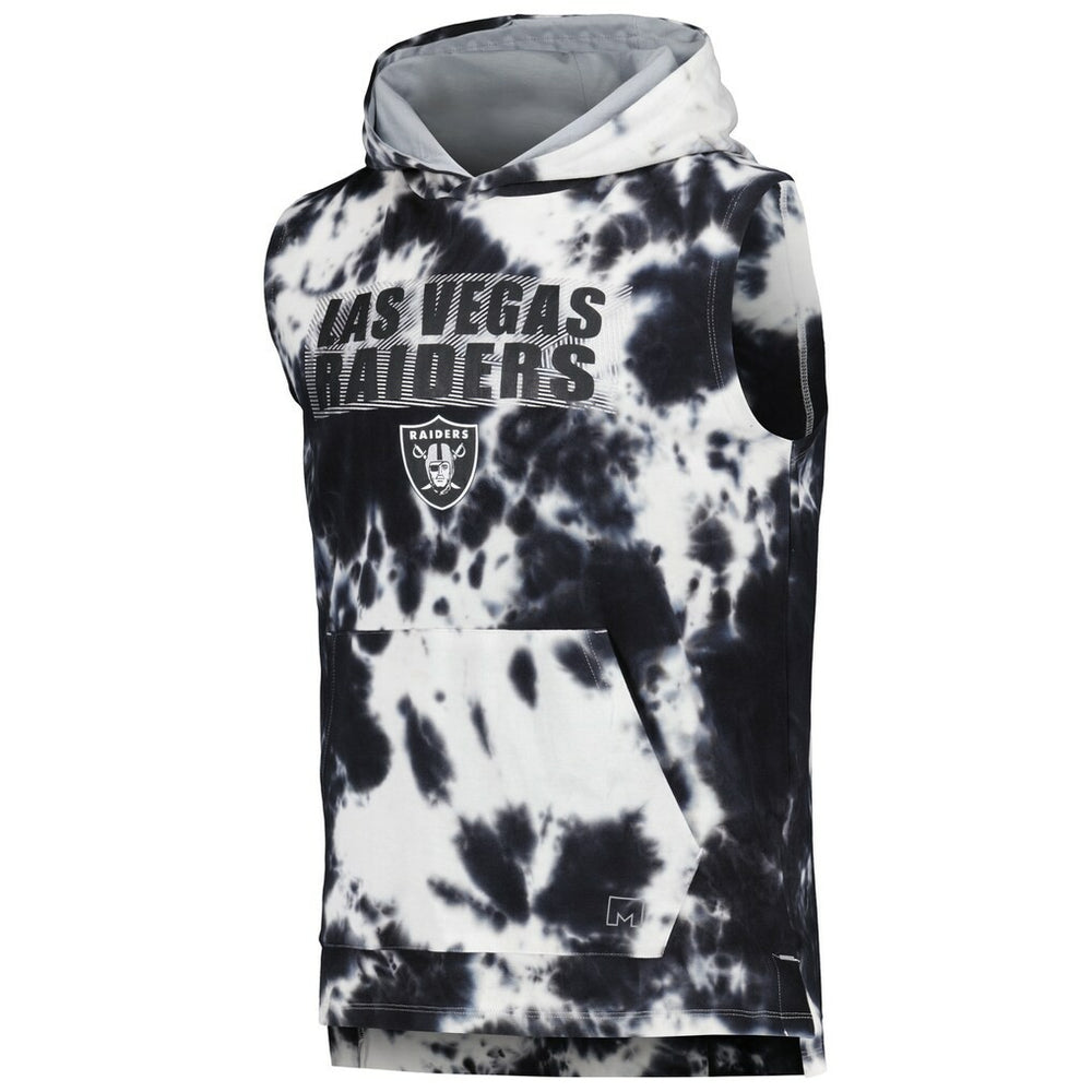 Las Vegas Raiders MSX by Michael Strahan Resistance Sleeveless Pullover Hoodie Black | NFL