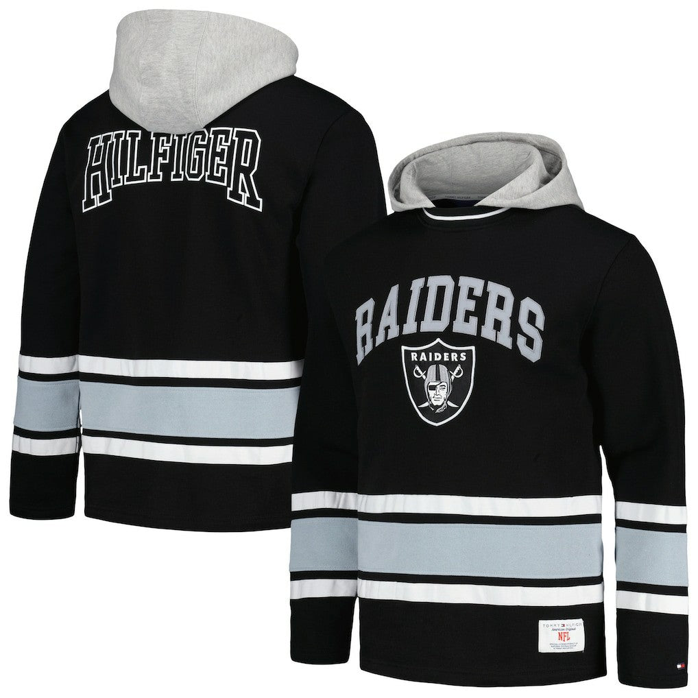 Las Vegas Raiders Tommy Hilfiger Ivan Fashion Pullover Hoodie Black | NFL