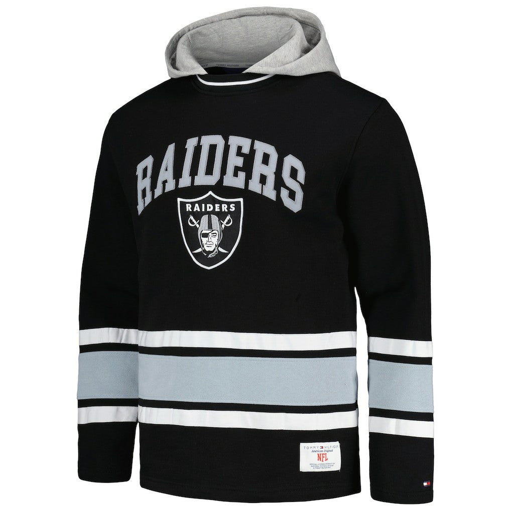 Las Vegas Raiders Tommy Hilfiger Ivan Fashion Pullover Hoodie Black | NFL