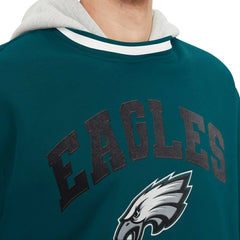 Philadelphia Eagles Tommy Hilfiger Ivan Fashion Pullover Hoodie Midnight Green | NFL