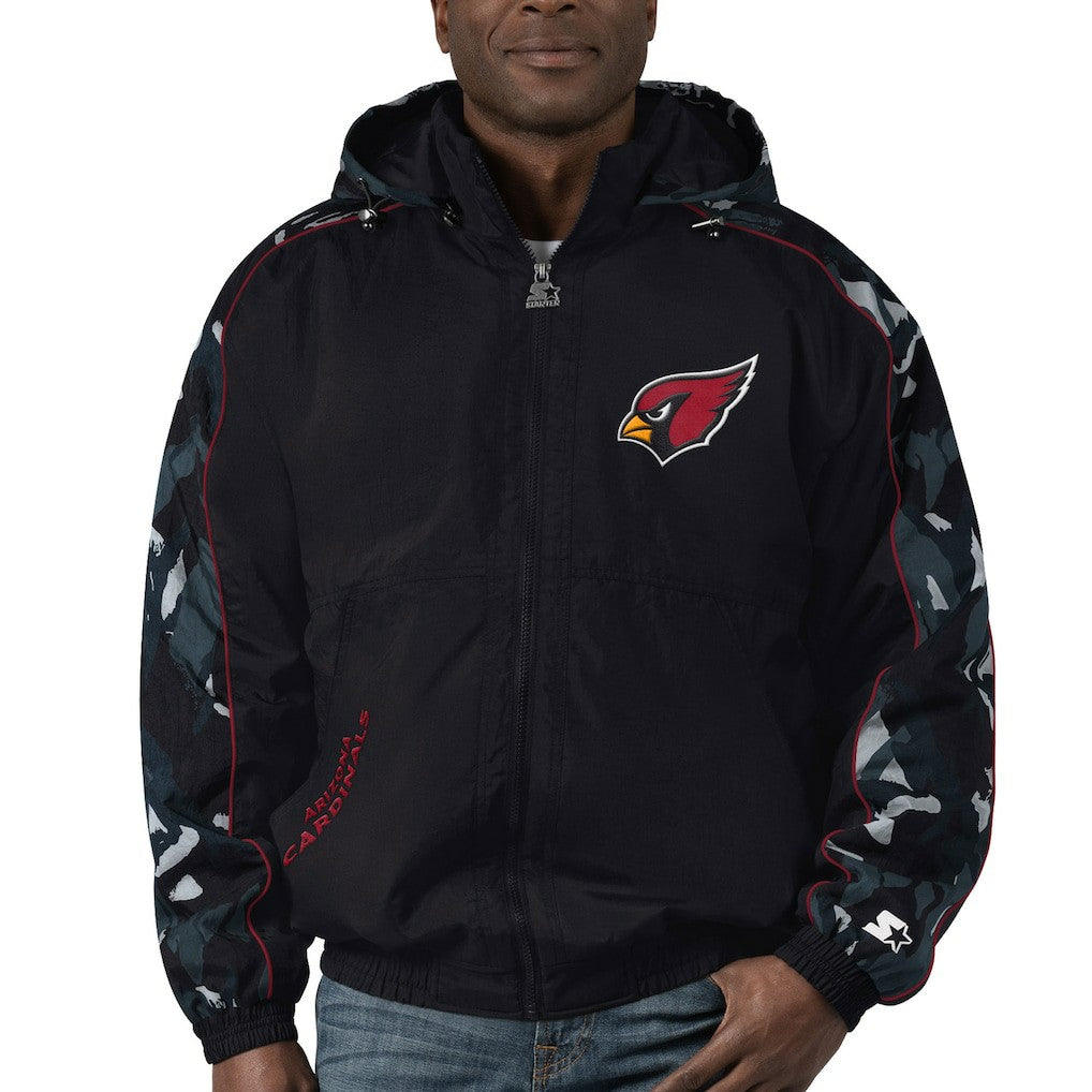 Arizona Cardinals Starter Thursday Night Gridiron Full-Zip Hoodie Black | NFL