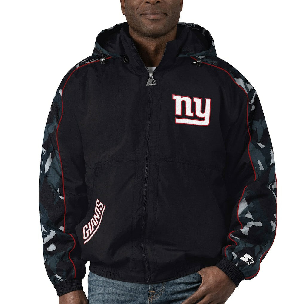 New York Giants Starter Thursday Night Gridiron Full-Zip Hoodie Black | NFL