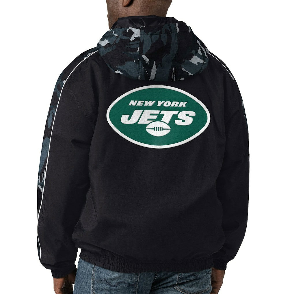 New York Jets Starter Thursday Night Gridiron Full-Zip Hoodie Black | NFL