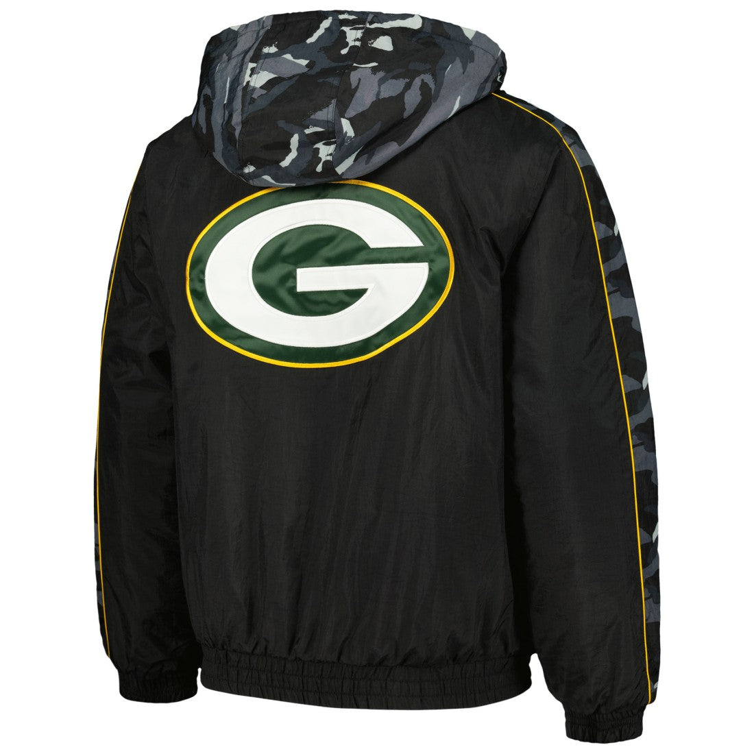 Green Bay Packers Starter Thursday Night Gridiron Full-Zip Hoodie Black | NFL
