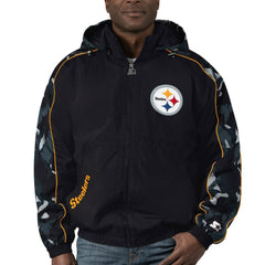 Pittsburgh Steelers Starter Thursday Night Gridiron Full-Zip Hoodie Black | NFL