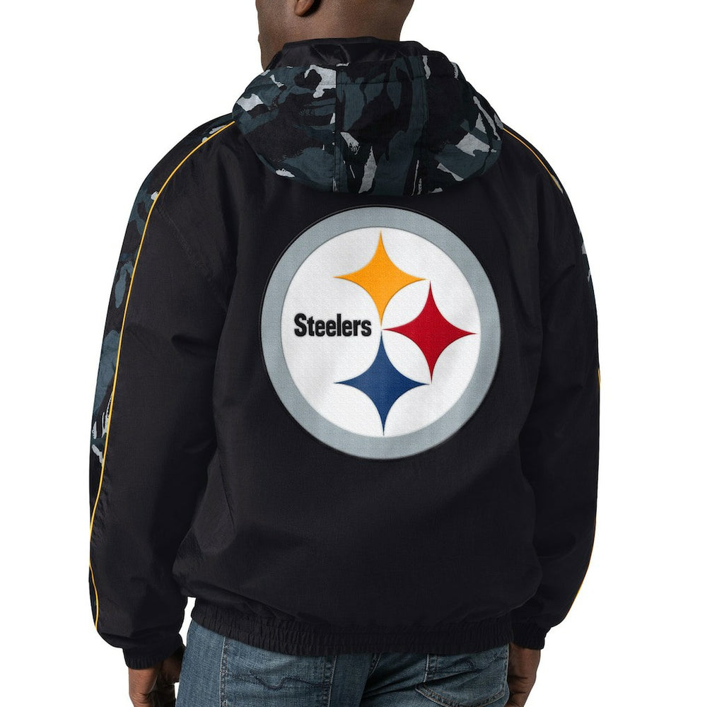 Pittsburgh Steelers Starter Thursday Night Gridiron Full-Zip Hoodie Black | NFL