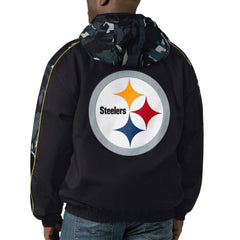 Pittsburgh Steelers Starter Thursday Night Gridiron Full-Zip Hoodie Black | NFL