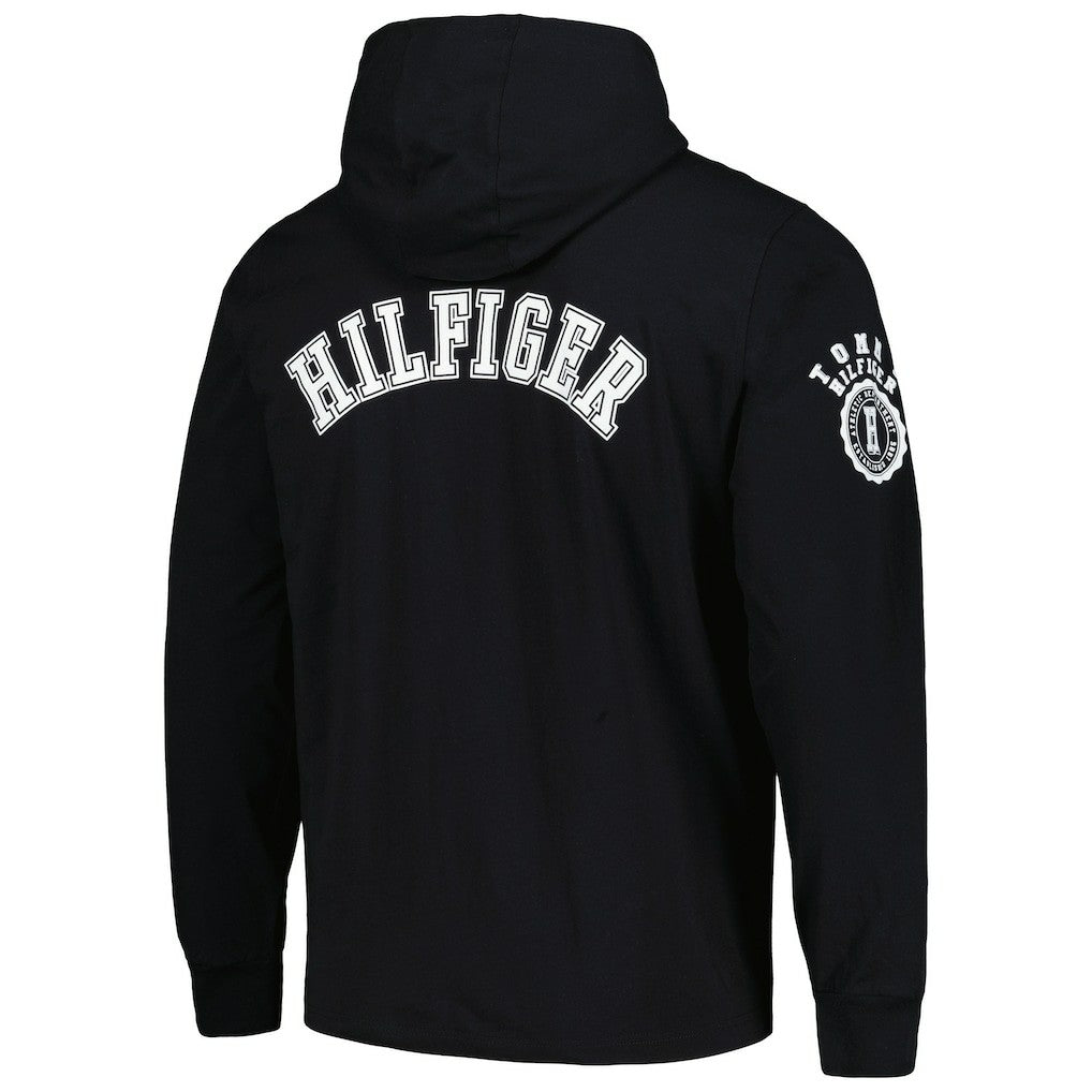 Las Vegas Raiders Tommy Hilfiger Morgan Long Sleeve Hoodie T-Shirt Black | NFL