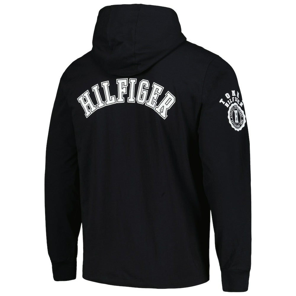 Las Vegas Raiders Tommy Hilfiger Morgan Long Sleeve Hoodie T-Shirt Black | NFL