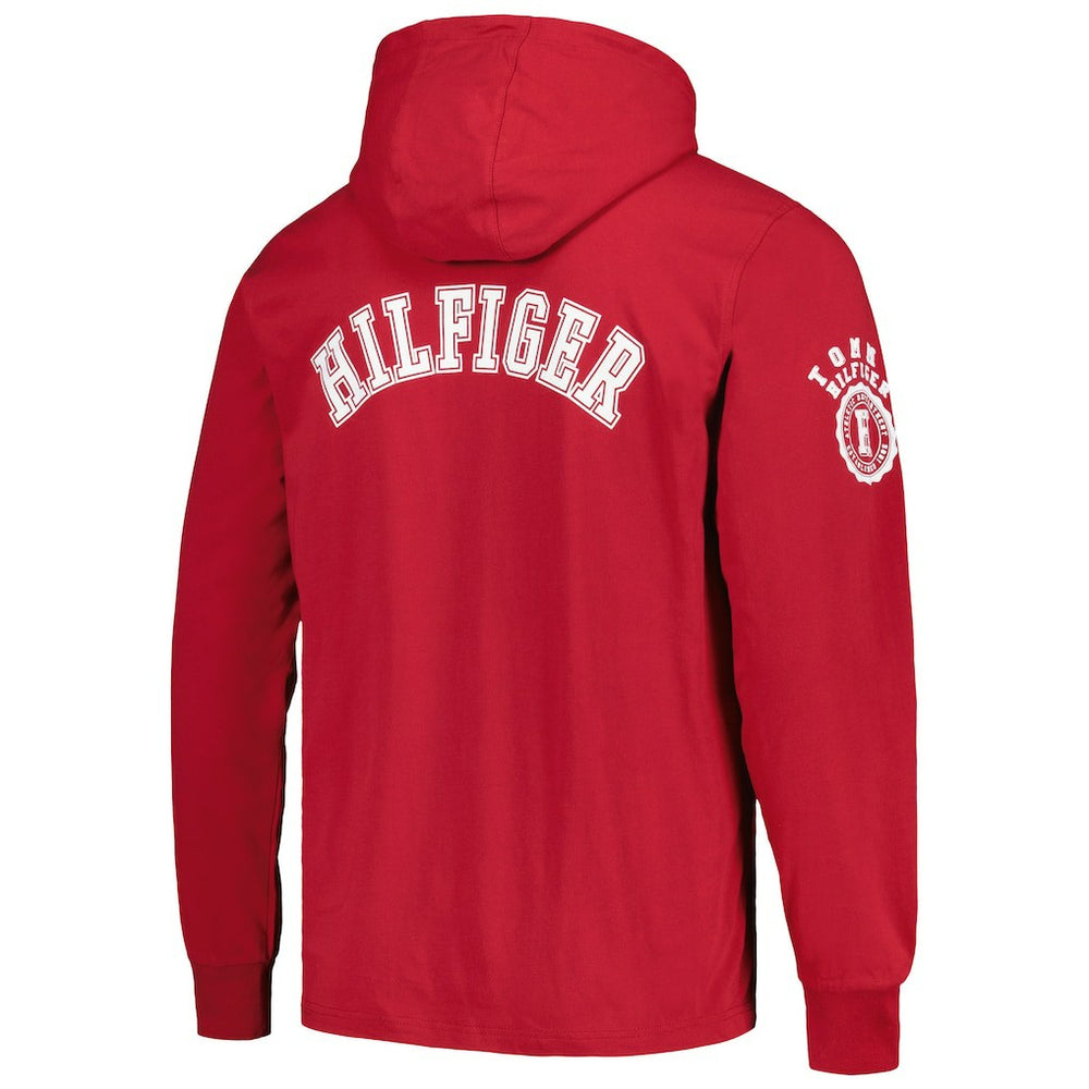 Arizona Cardinals Tommy Hilfiger Morgan Long Sleeve Hoodie T-Shirt Cardinal | NFL