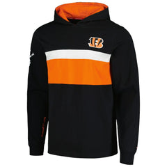 Cincinnati Bengals Tommy Hilfiger Morgan Long Sleeve Hoodie T-Shirt Black | NFL