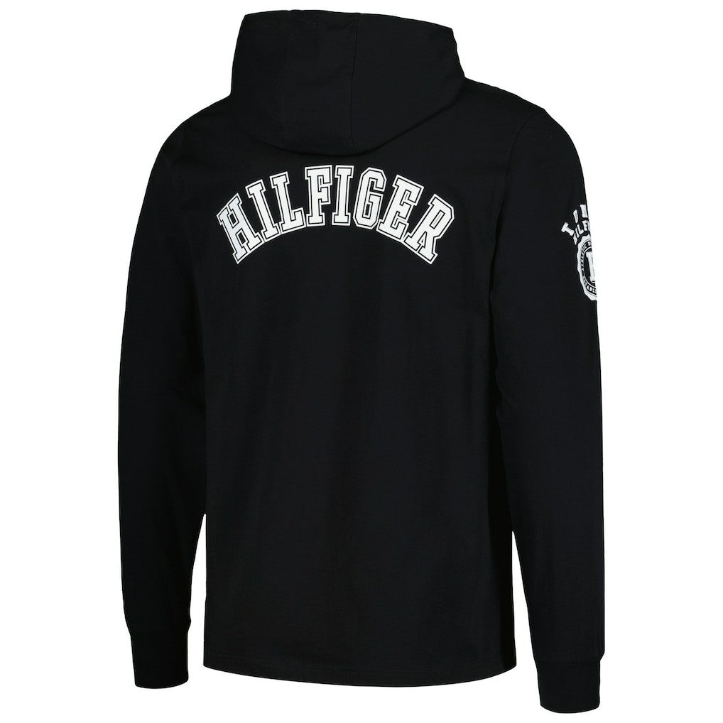 Cincinnati Bengals Tommy Hilfiger Morgan Long Sleeve Hoodie T-Shirt Black | NFL