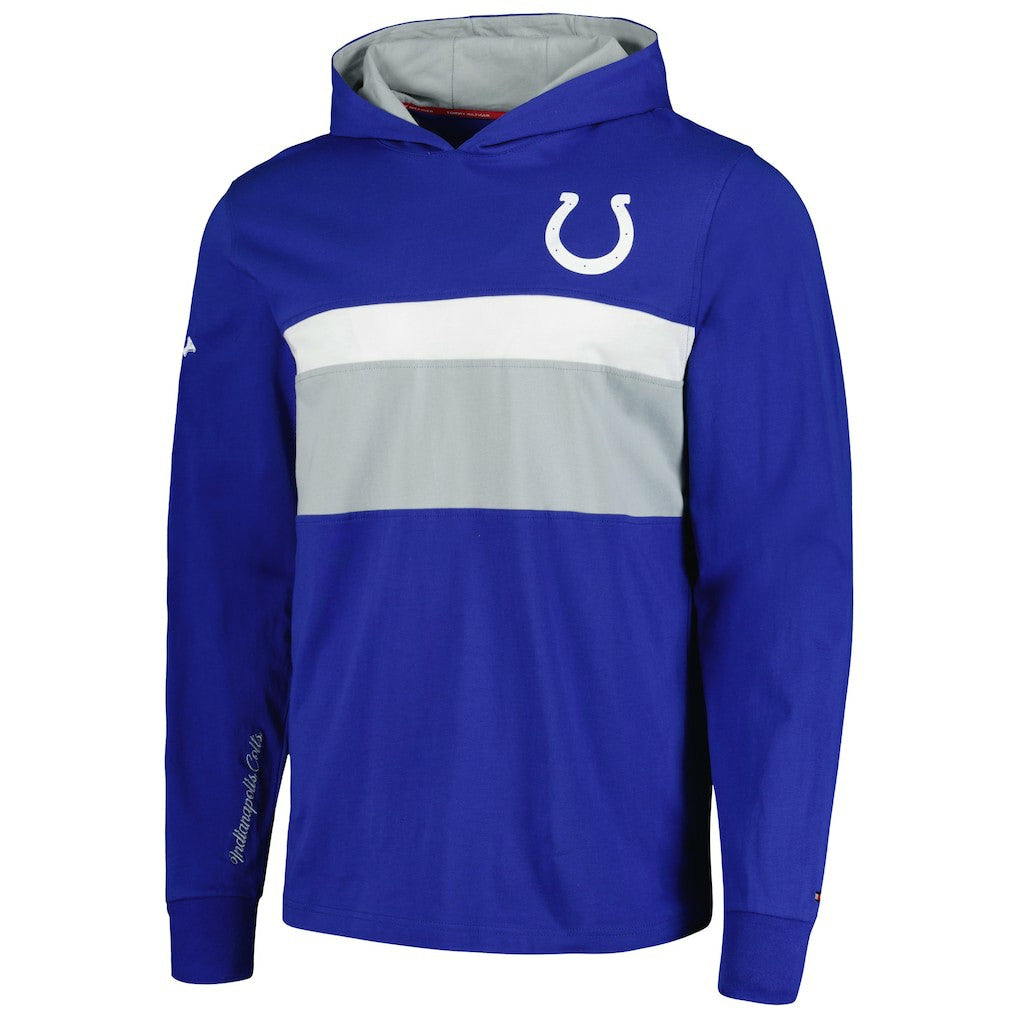Indianapolis Colts Tommy Hilfiger Morgan Long Sleeve Hoodie T-Shirt Royal | NFL