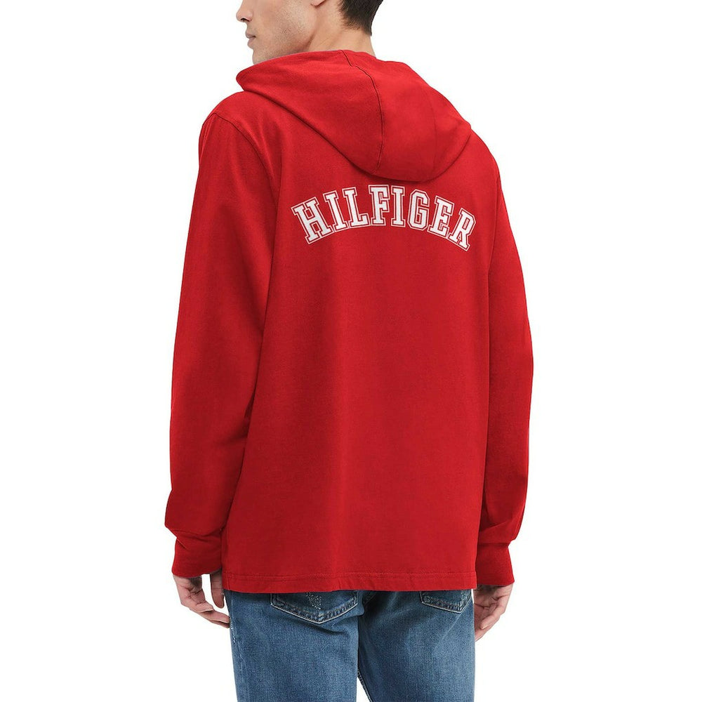 Atlanta Falcons Tommy Hilfiger Morgan Long Sleeve Hoodie T-Shirt Red | NFL