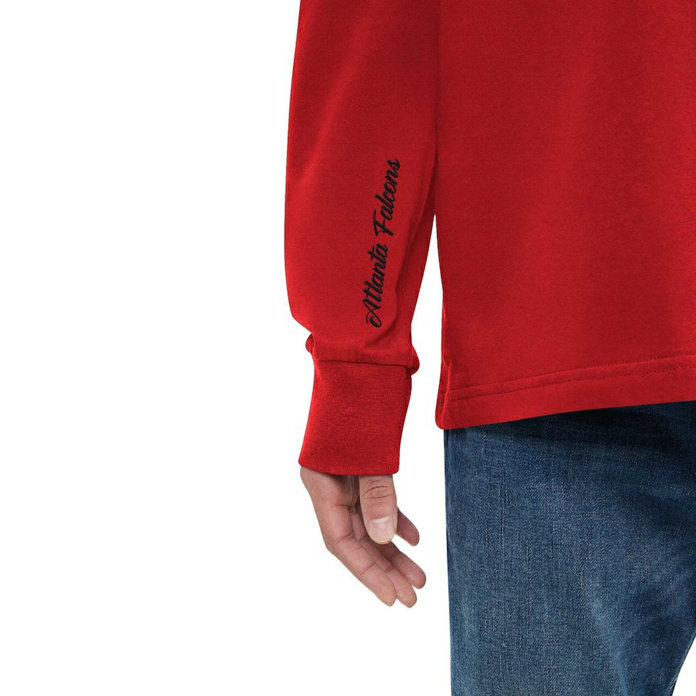 Atlanta Falcons Tommy Hilfiger Morgan Long Sleeve Hoodie T-Shirt Red | NFL