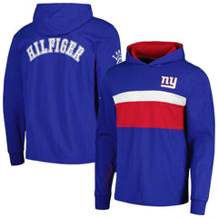 New York Giants Tommy Hilfiger Morgan Long Sleeve Hoodie T-Shirt Royal | NFL