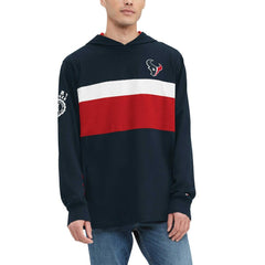 Houston Texans Tommy Hilfiger Morgan Long Sleeve Hoodie T-Shirt Navy | NFL