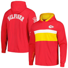 Kansas City Chiefs Tommy Hilfiger Morgan Long Sleeve Hoodie T-Shirt Red | NFL