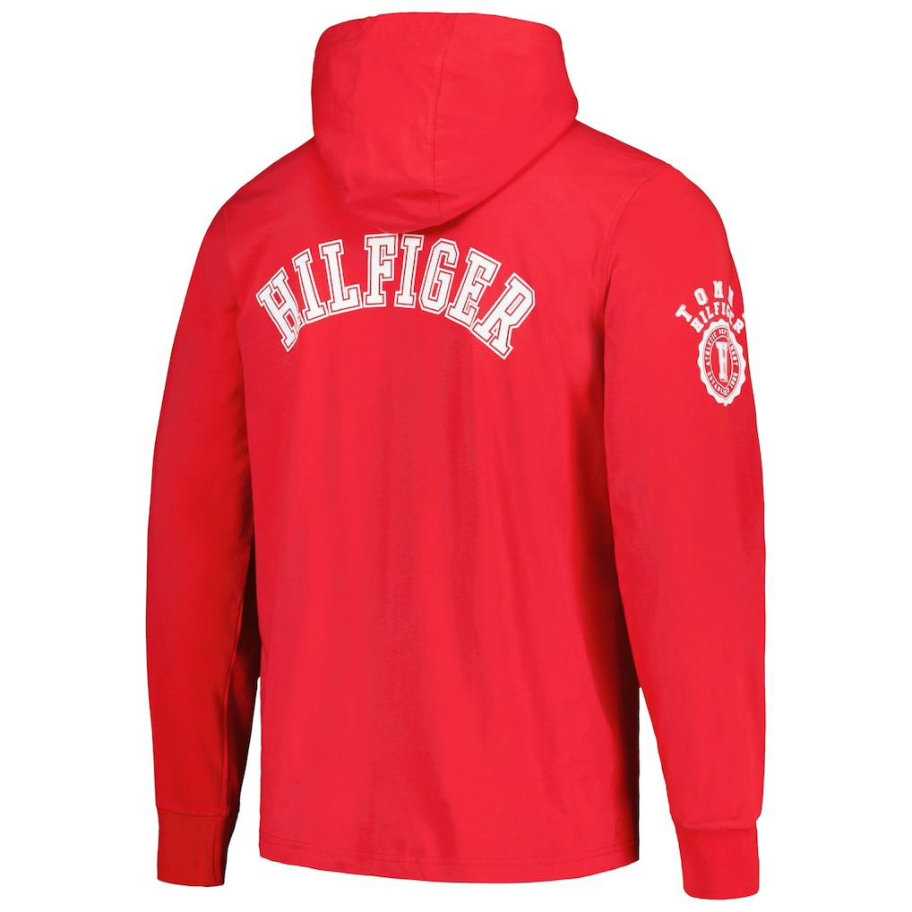 Kansas City Chiefs Tommy Hilfiger Morgan Long Sleeve Hoodie T-Shirt Red | NFL