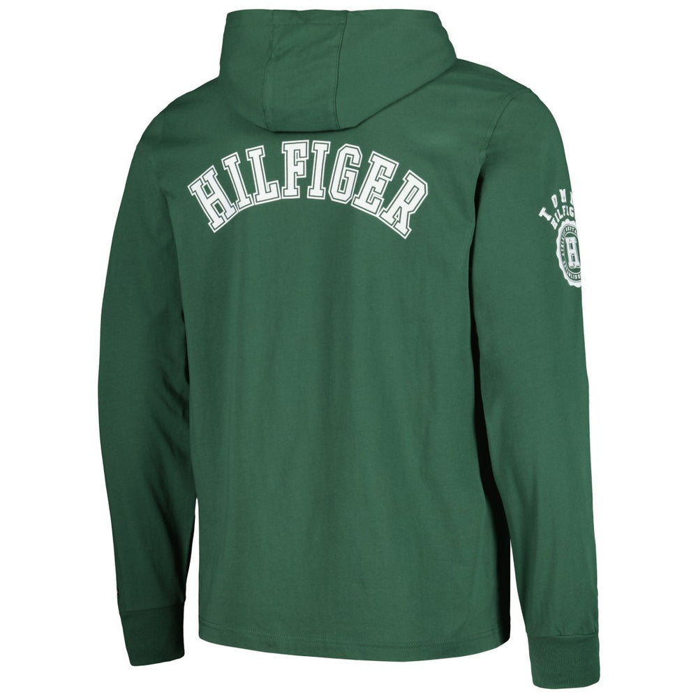 Green Bay Packers Tommy Hilfiger Morgan Long Sleeve Hoodie T-Shirt Green | NFL