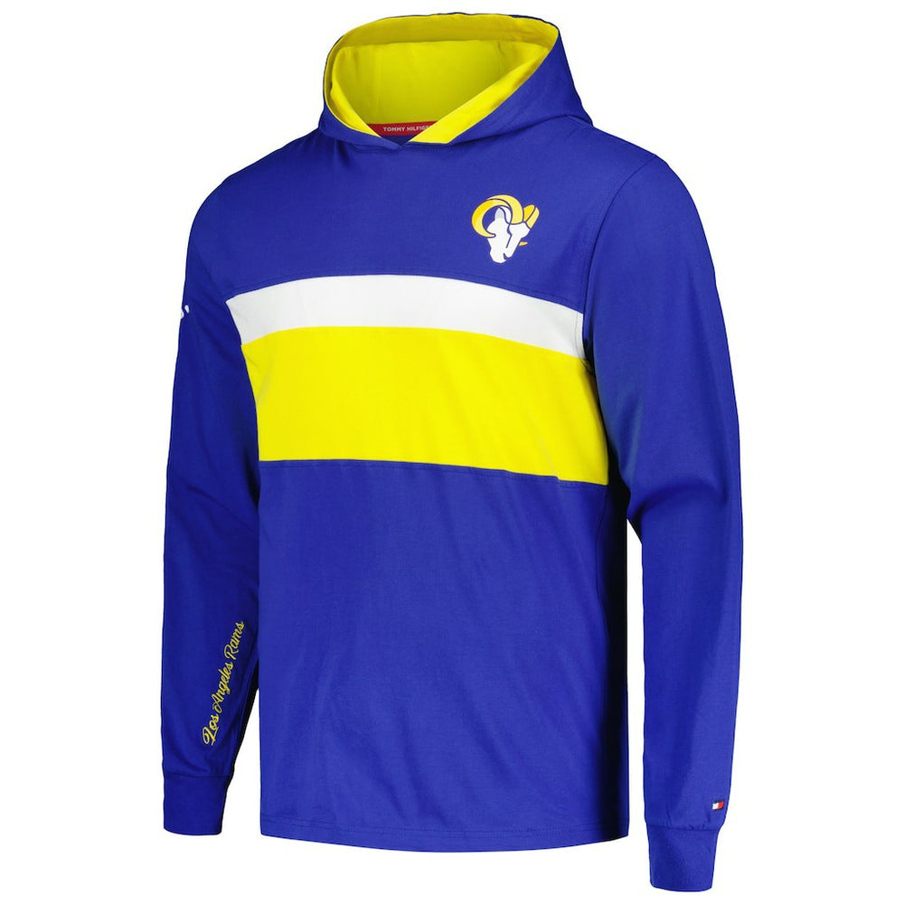 Los Angeles Rams Tommy Hilfiger Morgan Long Sleeve Hoodie T-Shirt Royal | NFL