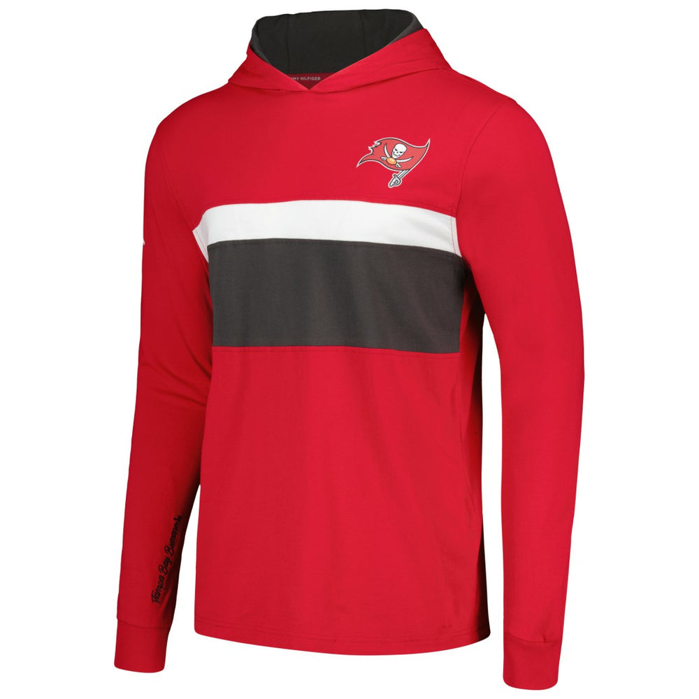 Tampa Bay Buccaneers Tommy Hilfiger Morgan Long Sleeve Hoodie T-Shirt Red | NFL