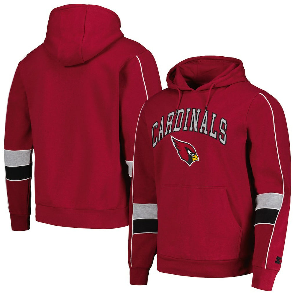 Arizona Cardinals Starter Captain Pullover Hoodie Cardinal | NFL