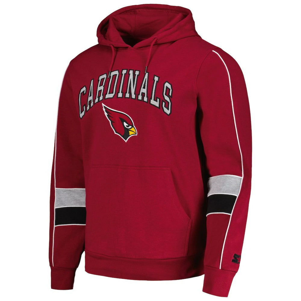 Arizona Cardinals Starter Captain Pullover Hoodie Cardinal | NFL