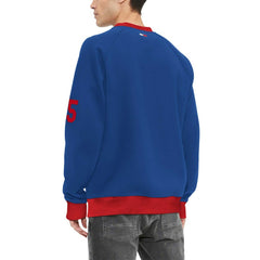 New York Giants Tommy Hilfiger Reese Raglan Tri-Blend Pullover Sweatshirt Royal | NFL