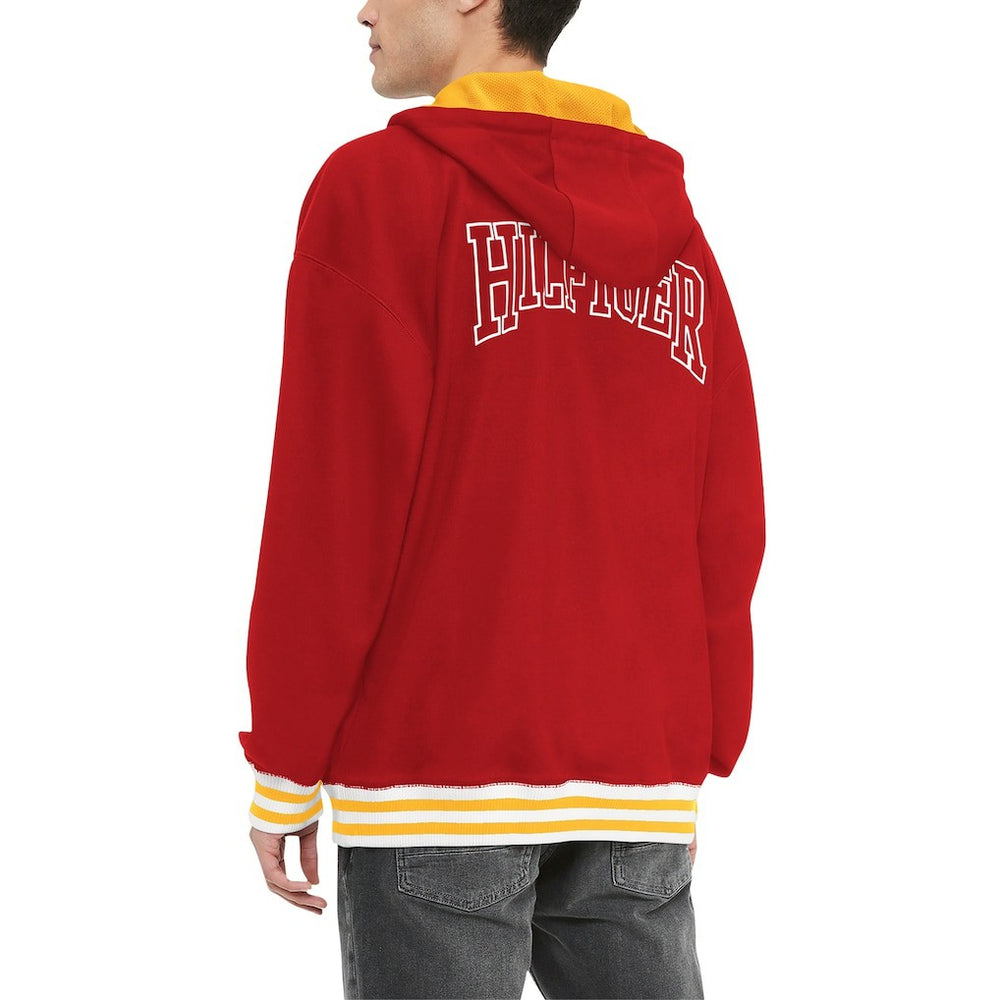 Kansas City Chiefs Tommy Hilfiger Aaron Quarter-Zip Hoodie Red | NFL