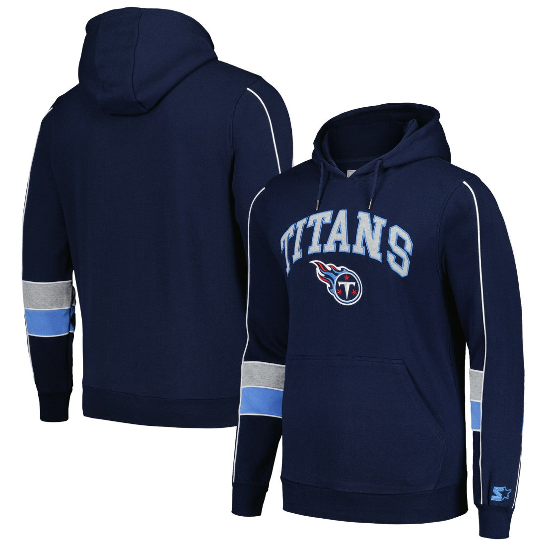 Tennessee Titans Starter Captain Pullover Hoodie Navy | NFL