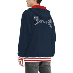 New England Patriots Tommy Hilfiger Aaron Quarter-Zip Hoodie Navy | NFL