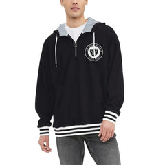 Las Vegas Raiders Tommy Hilfiger Aaron Quarter-Zip Hoodie Black | NFL