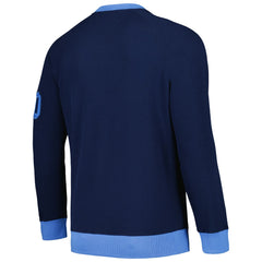 Tennessee Titans Tommy Hilfiger Reese Raglan Tri-Blend Pullover Sweatshirt Navy | NFL