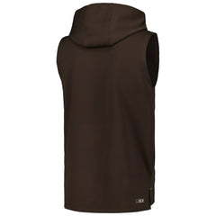Cleveland Browns MSX by Michael Strahan Marathon Sleeveless Pullover Hoodie Brown | NFL
