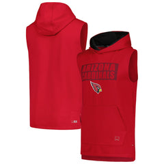 Arizona Cardinals MSX by Michael Strahan Marathon Sleeveless Pullover Hoodie Cardinal | NFL