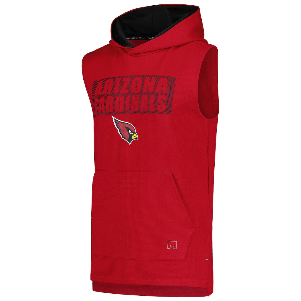 Arizona Cardinals MSX by Michael Strahan Marathon Sleeveless Pullover Hoodie Cardinal | NFL