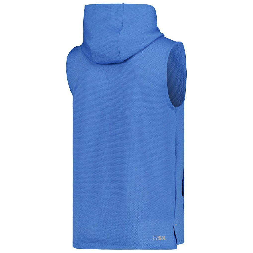 Los Angeles Chargers MSX by Michael Strahan Marathon Sleeveless Pullover Hoodie Powder Blue | NFL