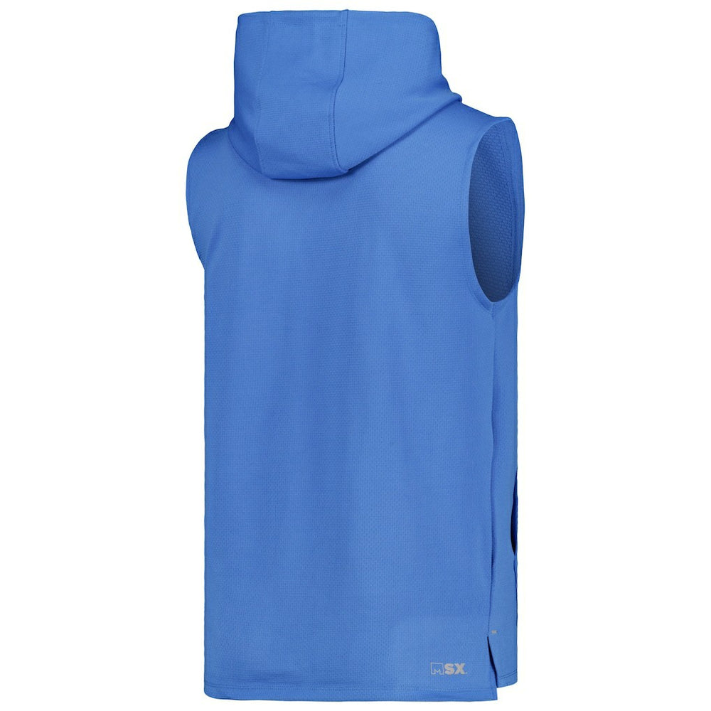 Los Angeles Chargers MSX by Michael Strahan Marathon Sleeveless Pullover Hoodie Powder Blue | NFL