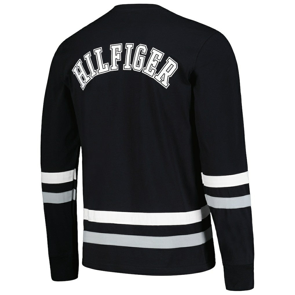 Las Vegas Raiders Tommy Hilfiger Nolan Long Sleeve T-Shirt Black/Silver | NFL