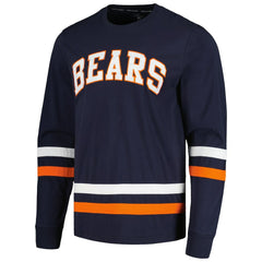 Chicago Bears Tommy Hilfiger Nolan Long Sleeve T-Shirt Navy/Orange | NFL