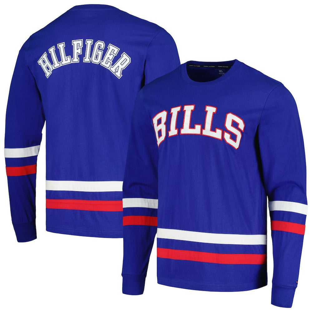 Buffalo Bills Tommy Hilfiger Nolan Long Sleeve T-Shirt Royal/Red | NFL
