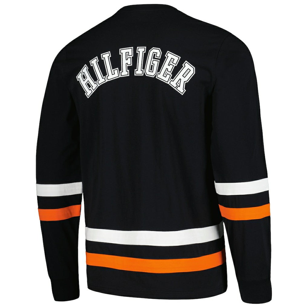 Cincinnati Bengals Tommy Hilfiger Nolan Long Sleeve T-Shirt Black/Orange | NFL